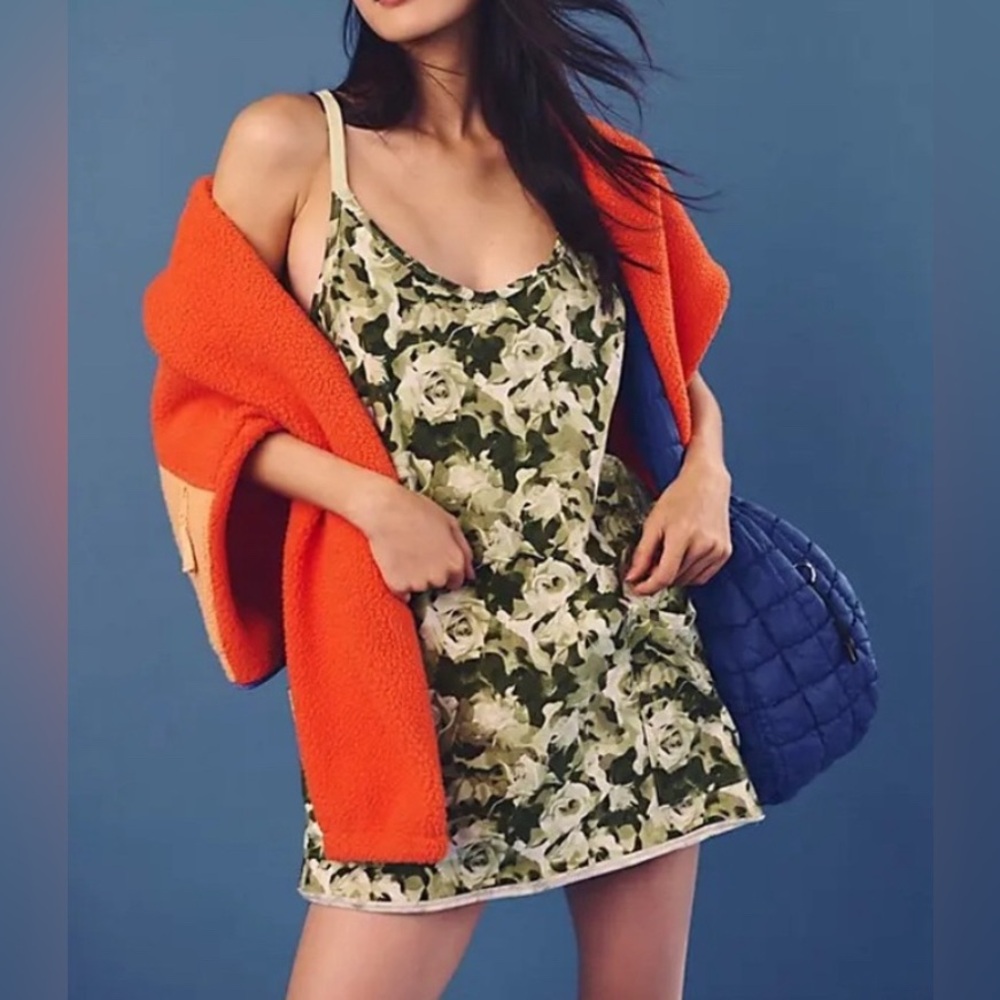 NWOT FP Movement Hot Shot Printed Mini Dress